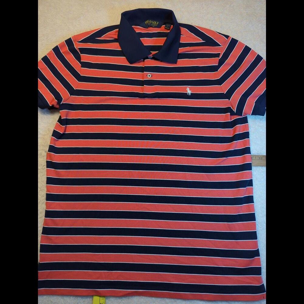 Polo Golf Ralph Lauren Pro Fit Sz L Short Sleeve Athleisure Casual Active Wear